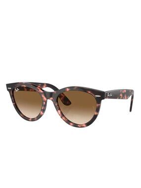 NEW RAY-BAN RB2241F 1334/51 Wayfarer Way Pink Havana Sunglasses 54mm